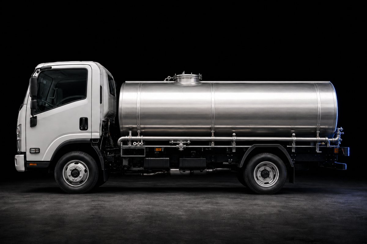 Грузовик с цистерной до переоборудования